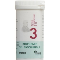 Pflueger Schussler Nr. 3 Ferr Phos в таблетках, D 12 25г Pflueger Schussler Nr. 3 Ferr Phos в таблетках, D 12 25г