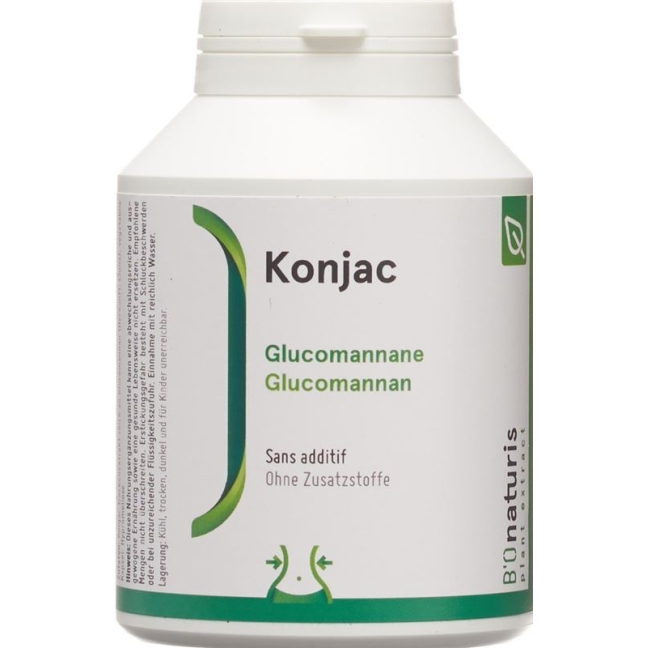 BIONATURIS Glucomannan Konjac Kaps 334 mg