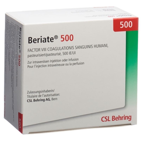 BERIATE Trockensub 500 IE c Solv + Set