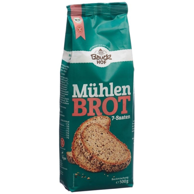 BAUCKHOF Mühlenbrot 7-Saaten glutenfrei