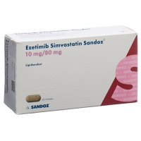 EZETIMIB SIMVASTATIN Sandoz Tabl 10/80 mg EZETIMIB SIMVASTATIN Sandoz Tabl 10/80 mg