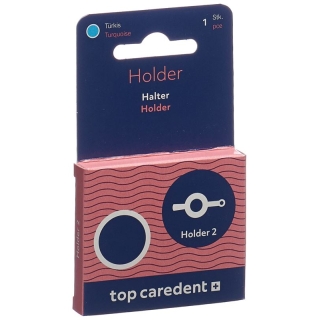 TOP CAREDENT Holder 2 Halter Interdental S türkis