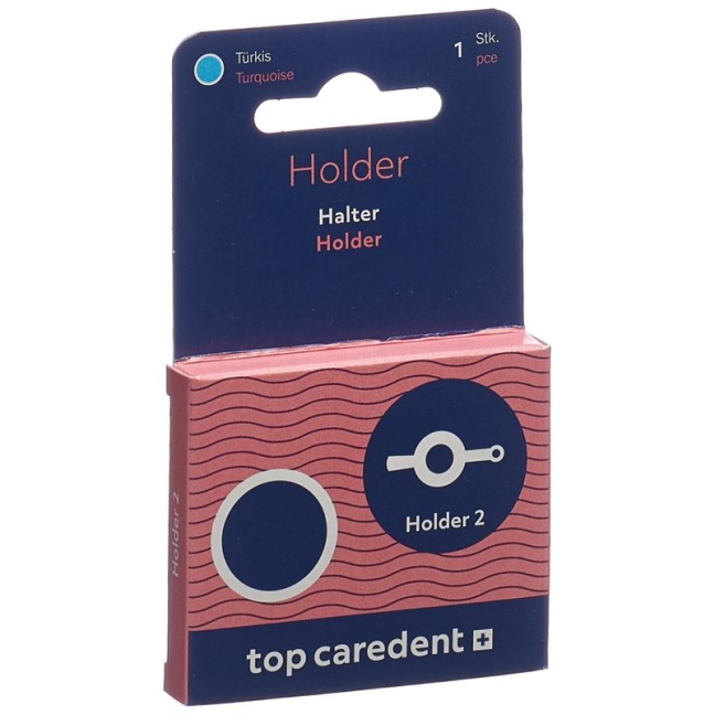 TOP CAREDENT Holder 2 Halter Interdental S türkis