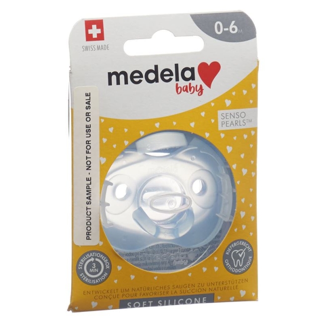 Мягкий силикон Medela Baby Nuggi 0–6, синий