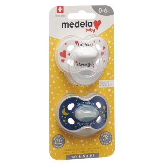 Medela Baby Nuggi Day&amp;Night для грудного вскармливания 0–6 лет, 2 шт.