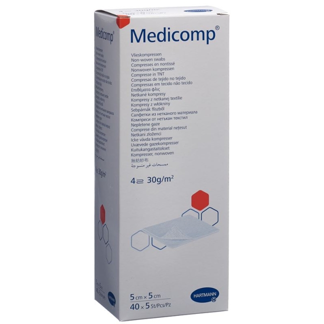 Medicomp Bl 4-кратный S30 5х5см стерильный 40 х 5 шт.