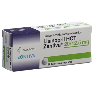 LISINOPRIL HCT Zentiva Tabl 20/12.5 mg