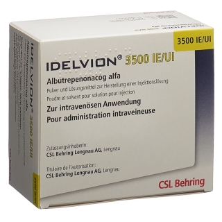 IDELVION Trockensub 3500 IE c Solv + Set