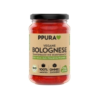 PPURA Sugo vegane Bolognese mit Soja Bio PPURA Sugo vegane Bolognese mit Soja Bio