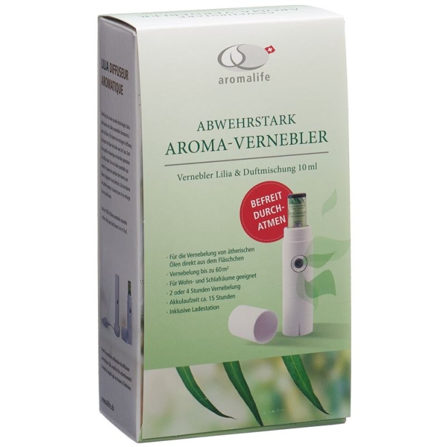 AROMALIFE Abwehrstark Lilia Vernebler weiss