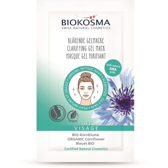 BIOKOSMA PURE Visage Klärende Gelmaske