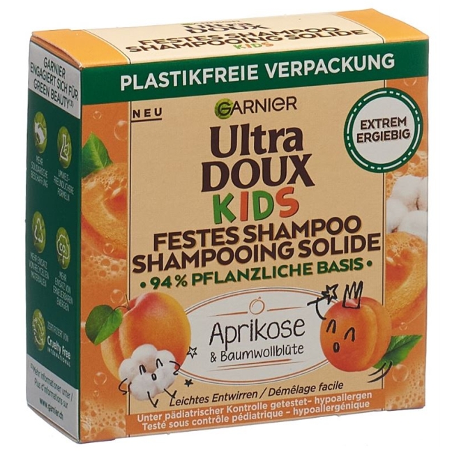 ULTRA DOUX Kids Festes Shampoo Aprikose&Baumw