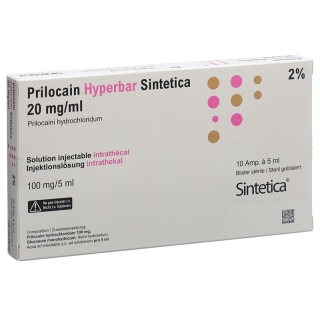 PRILOCAIN Hyperbar Sint 100 mg/5ml ste Bli