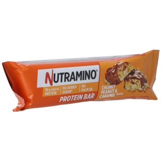 NUTRAMINO Протеиновый батончик с арахисом и карамелью 55 г