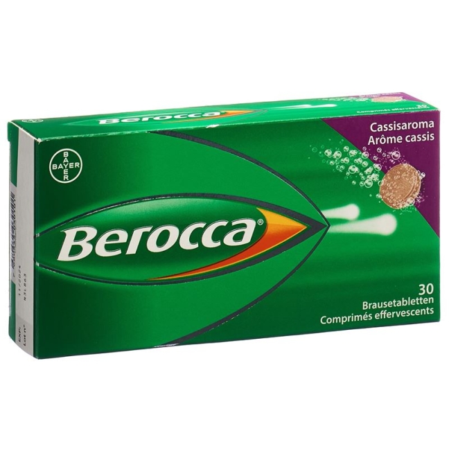 BEROCCA шипучие таблетки с ароматом черной смородины