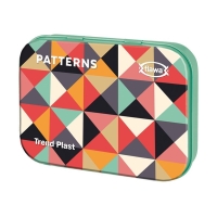 Flawa Trend Plast Patterns жестяная коробка 20 шт. Flawa Trend Plast Patterns жестяная коробка 20 шт.