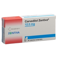 Карведилол Зентива таблетки 12,5 мг 100 шт. Карведилол Зентива таблетки 12,5 мг 100 шт.