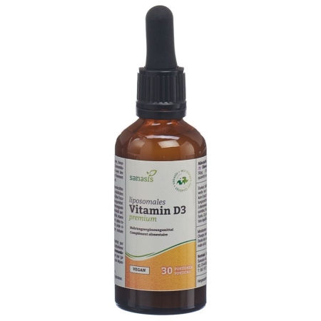 SANASIS Vitamin D3 liposomal pre vegan