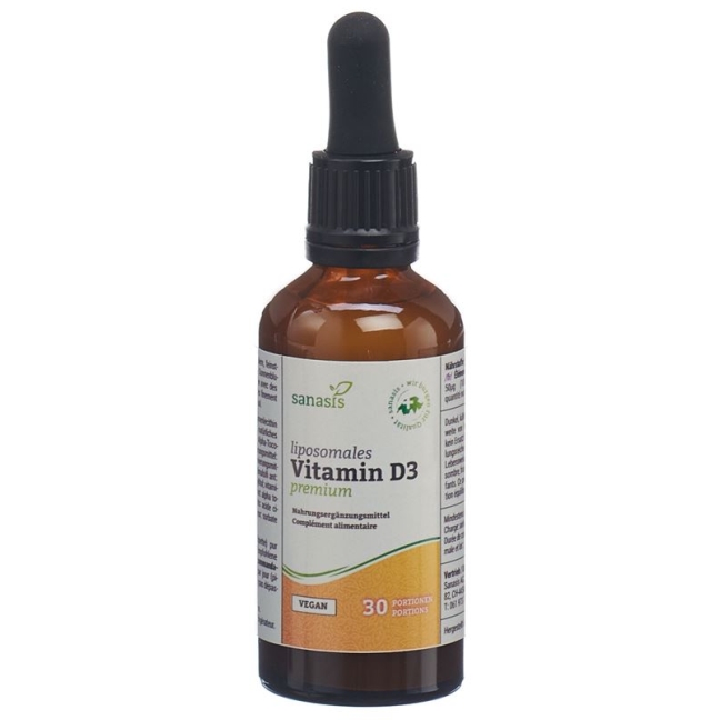 SANASIS Vitamin D3 liposomal pre vegan