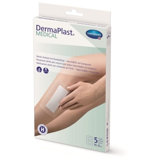 DERMAPLAST Medical Transparentverband 15x9cm