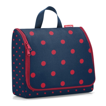 REISENTHEL toiletbag 4l XL red mixed dots