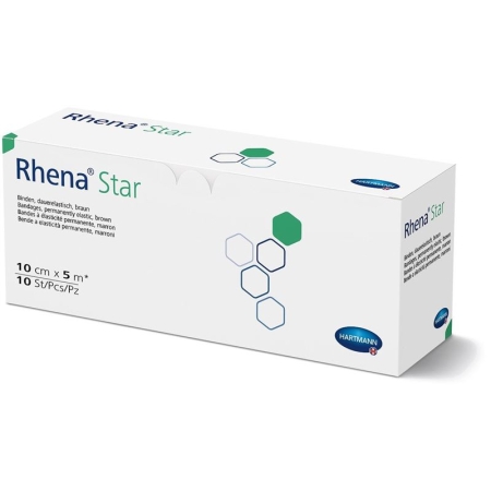 RHENA Star Elast Binde 10cmx5m hautf offen