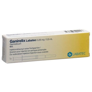 GANIRELIX Labatec Inj Lös 0,25 мг/0,5мл