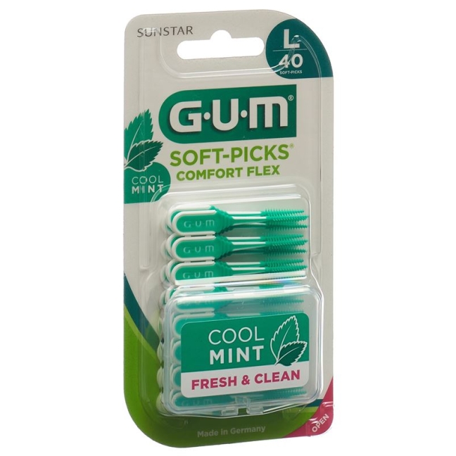 GUM Soft-Picks Comfort Flex Large Mint