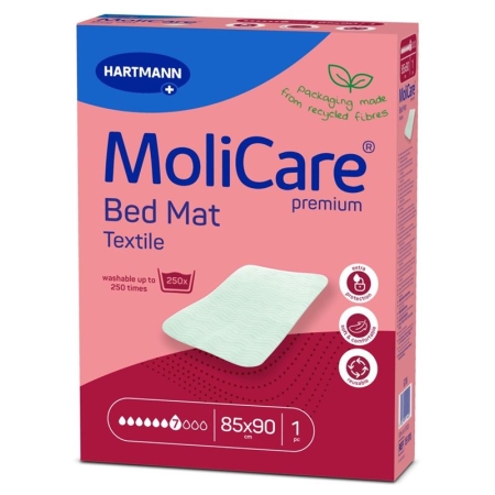 MOLICARE Premium Bed Mat 75x185cm textile 7 Tropf