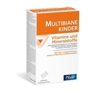 MULTIBIANE детские витамины и минералы Plv Btl 20 шт.