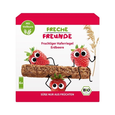 FRECHE FREUNDE Haferriegel Erdbeere