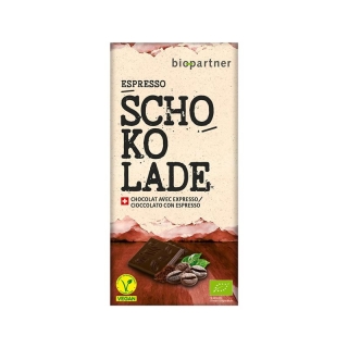 BIO PARTNER Schokolade Zartbitter Espresso