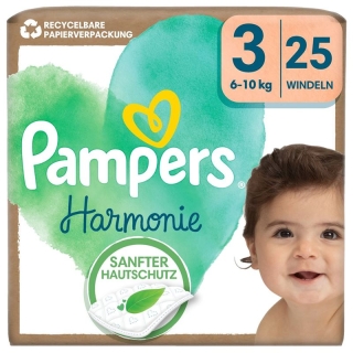 PAMPERS Harmonie Gr3 6-10kg Midi Single n