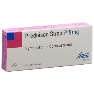 Prednison Streuli 5 mg 20 tablets