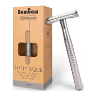 BAMBAW Sicherheits-Rasierer Metall silber BAMBAW Sicherheits-Rasierer Metall silber