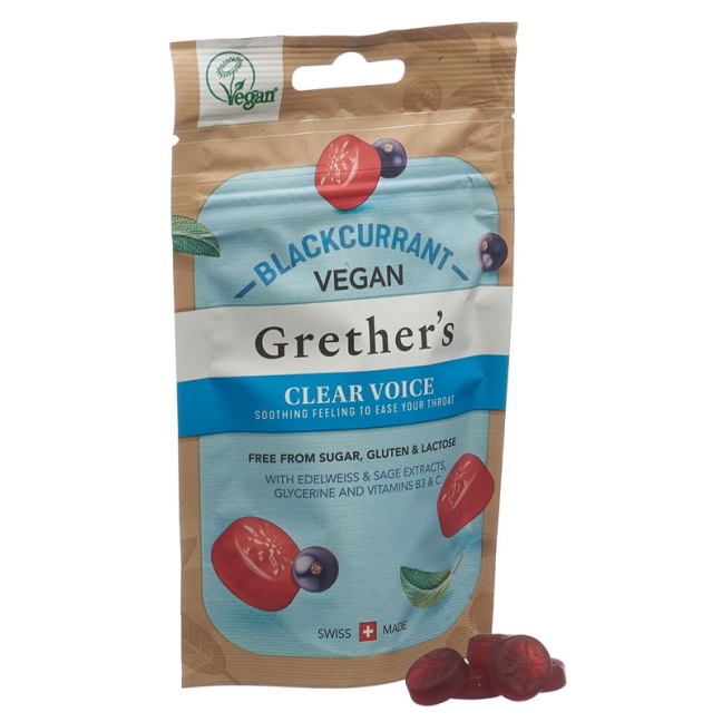 GRETHERS Clear Voice Blackcur Past vegan