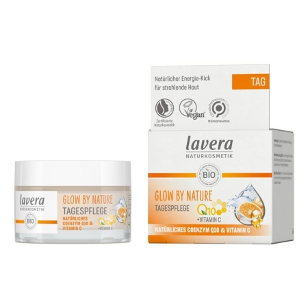 LAVERA Glow by Nature Tagespflege Q10 Vit C