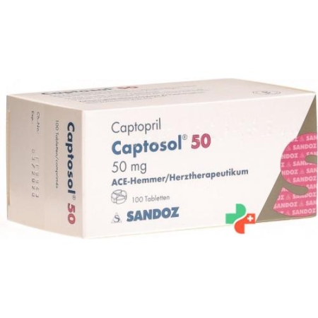 Captosol 50 mg 100 tablets