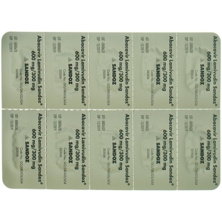 Abacavir Lamivud Sandoz Filmtabletten 600/300mg 30 Stück