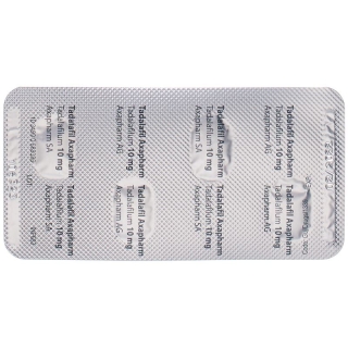 Tadalafil Axapharm Filmtabletten 10mg 4 Stück