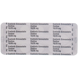 Ezetimib Simvastatin Zentiva Tabletten 10/20mg 28 Stück