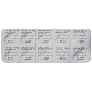 Cellcept (pi) Kapseln 250mg 100 Stück