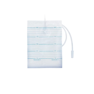 PHARMAPLAST urine bag 2l with zip 90cm