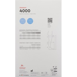 VENOSAN 4002 A-T KKL2 S длинный закрытый черный 1 пара