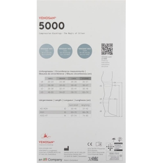 Venosan 5002 A-GH KKL2 XL длинные закрытые сафьян 1 пара