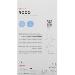 Venosan 4001 A-DH KKL1 XL длинные открытые Мексика 1 пара