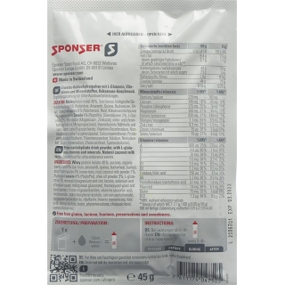 Sponser Ultra Pro Coconut 45g