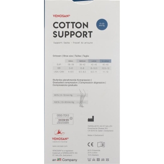 Venosan Cotton A-d Support Socks L Wood 1 Paar