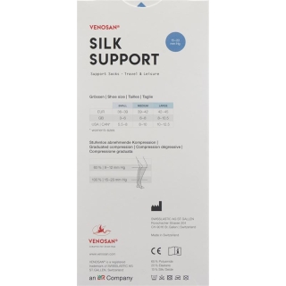 Носки Venosan Silk Ad Support M Абрикос 1 пара