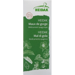 Heidak Halsschmerzen Spray Flasche 30ml